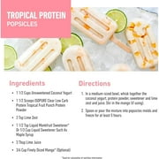 Isopure, Infusions 100% Whey Protein Isolate, 20 g Protein Powder, Tropical Punch, 1.98 lb, 36 Servings