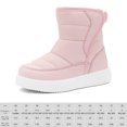 thumbnail image 2 of Niñas para niños botas de nieve para niños pequeños zapatos de invierno forrados de invierno botas de invierno de invierno botas de nieve para al aire libre, 2 of 9