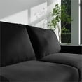 thumbnail image 2 of Saint Birch 13012S-BK Saint Birch Shelby Upholstery Sofa with Wood Legs - Black, 2 of 12