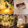 thumbnail image 3 of 300 LED Fairy String Lights Warm White Christmas Lights Remote Control, 99ft Silver Wire Firefly Lights Starry Light for DIY Christmas Tree Costume Wedding Party Table Centerpiece Decor, 3 of 7