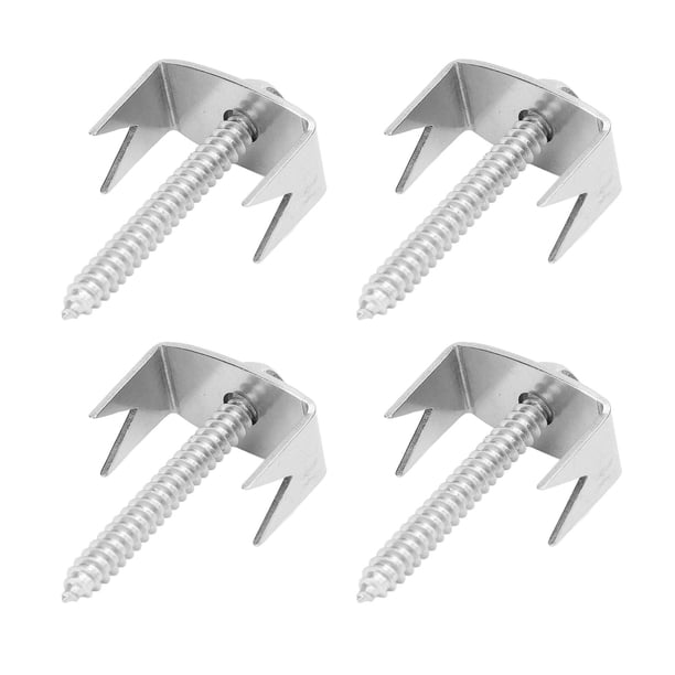 Clavos De Grapas Para Cercas, Sujetadores Para Cercas De Alambre, Resistentes A La Erosión, Adaptador Hexagonal Seguro Y Confiable, Reutilizable, 50 Piezas Para Jardín Con