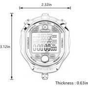 Rolilink Stopwatch,Metal Stop Watch for Sports with 100 Lap Memory 0.001 Timing Stopwatches Timer for Sports and Competitions (100 Lap Metal)