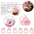 thumbnail image 3 of Glue Rings for Eyelash Extension,400PCS Glue Rings Lash Ring for Glue,Lash Glue Ring Holder Blooming Eyelash Glue Holder, 3 of 5