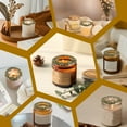 thumbnail image 4 of Transemion Safe Ingredients Jar Candle Topper Durability Delicate Pattern Any Occasion No Chemical Release 1Set, 4 of 6