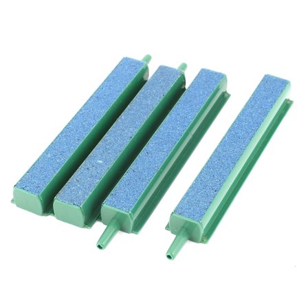 Fish Tank 4 Royal Blue Mineral Bubbles Air Stone Airstone Bar 4 Pcs