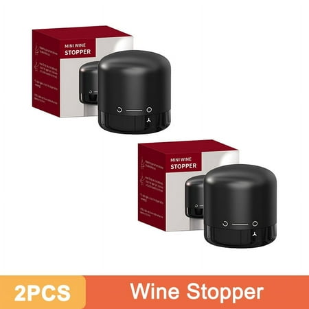 

ZHaobin 1/2Pcs Vacuum Red Wine Bottle Cap Stopper Silicone Sealed Champagne Bottle Stopper Reusable Retain Freshness Wine Plug Bar Tools (2 Wine Stopper)