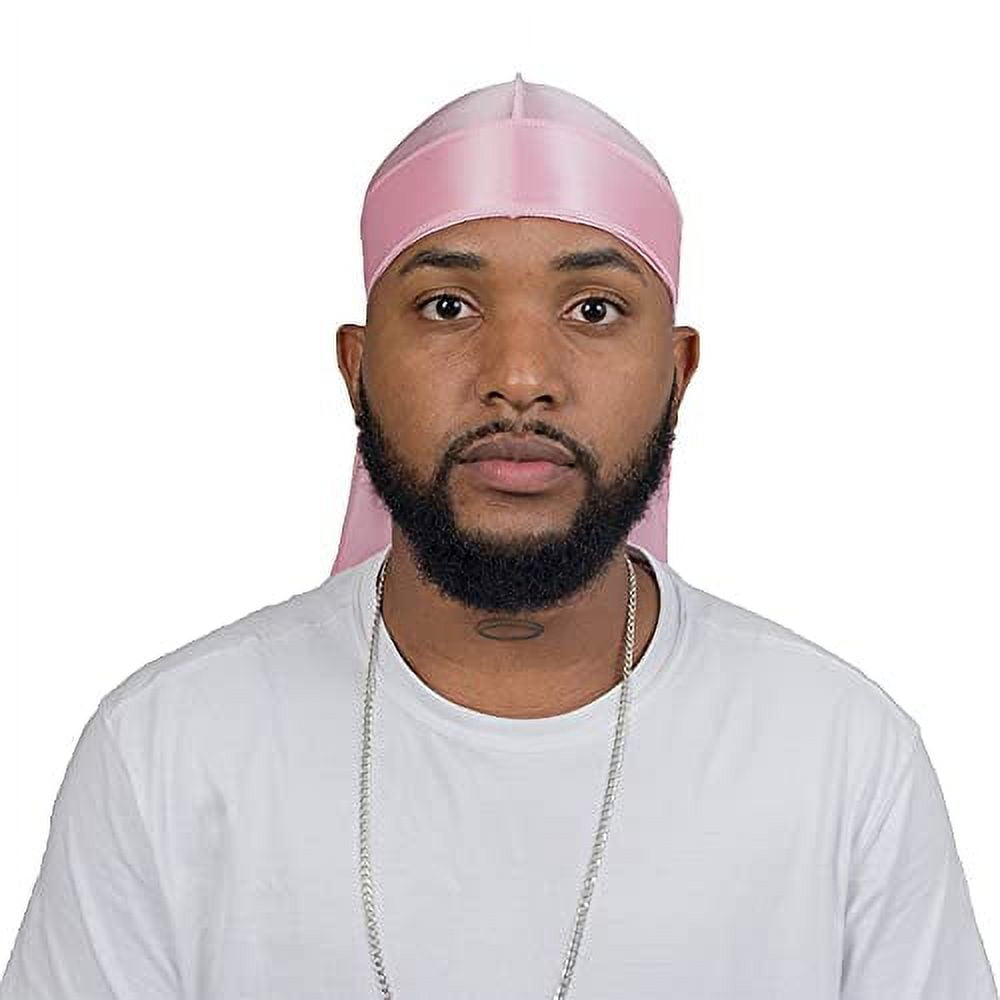  ForceWave Silky Durag for Men Wave Cap Satin Dorag for Men  Women 360 Wave Black : Beauty & Personal Care