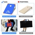 thumbnail image 4 of CornHole Boards Set Portable with 8 Bean Bags,Cornhole Beach Yard Games for Adults Kids and Family Outdoor Indoor Carnival Picnic Camping Travel Lawn Birthday Party (3 x 2 ft Classic Red Blue), 4 of 8