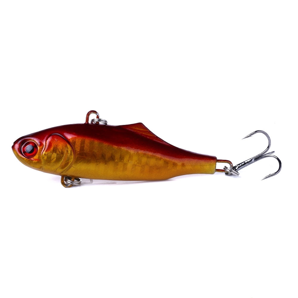 HENGJIA Fishing Lures, 9 Pack Lipless Crankbaits for Bass, Deep Diving Minnow VIB Lifelike Hard Baits Sinking Fishing Lure for Saltwater Freshwater Bass, Redfish, Trout, Walleye, 0.85oz/2.76in