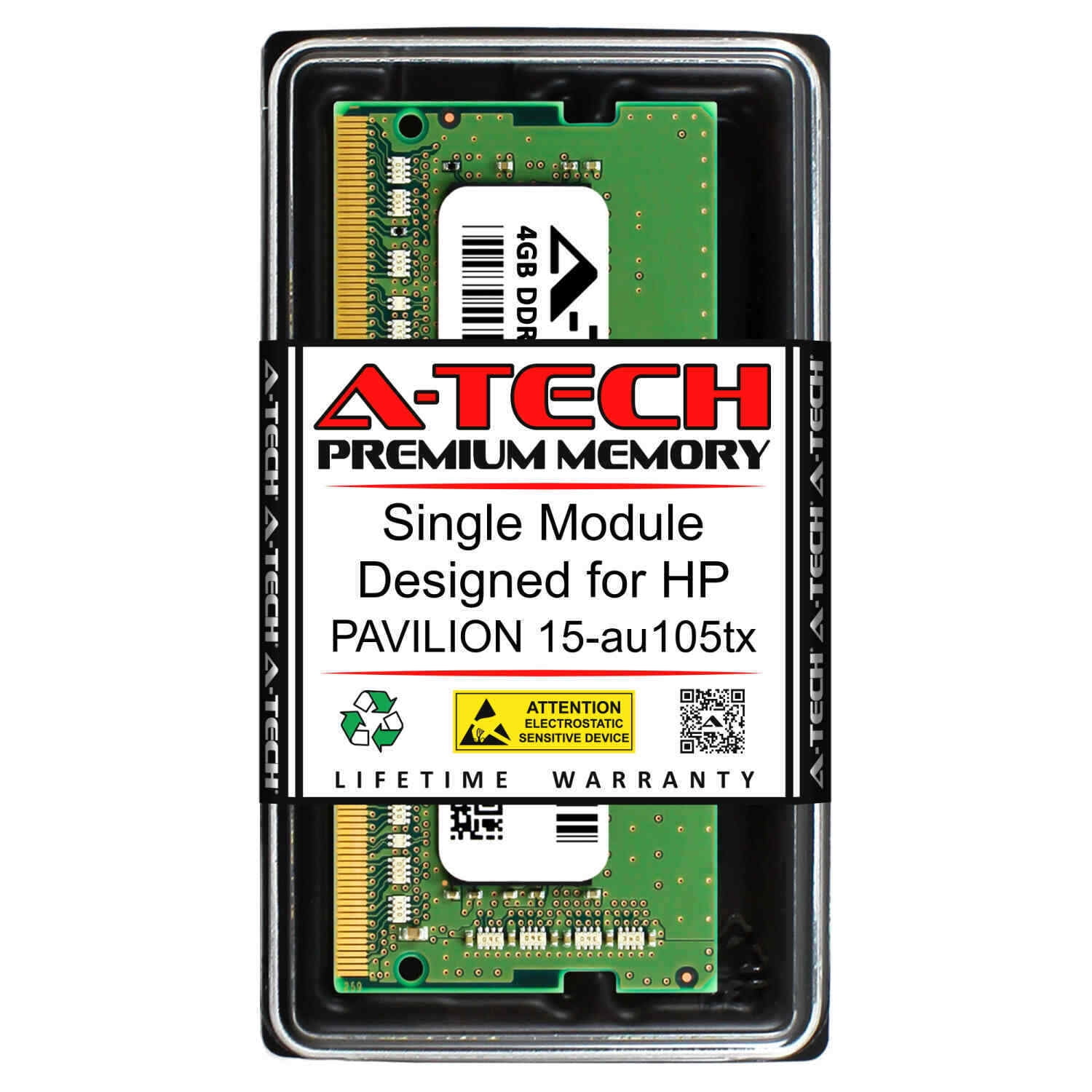 4gb Pc4 19200 Ddr4 2400 Mhz Memory Ram For Hp Pavilion 15 Au105tx Walmart Com Walmart Com