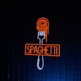 thumbnail image 3 of Handmadetneonsign Spaghetti Pasta Neon Sign, Pasta Wall Art Decor, Spaghetti Restaurant Wall Decor, 3 of 5