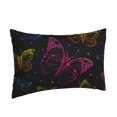 thumbnail image 2 of Daiia Butterfly Bedding Waterproof Pillow Protector Zippered Queen – Bed Bug Proof Pillow Encasement-16"x24", 2 of 9