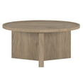 thumbnail image 4 of Evelyn&Zoe Scandinavian 32" Wide Antiqued Gray Oak Coffee Table, 4 of 8