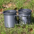 thumbnail image 4 of Ultralight Camping Mug, Food-Grade Aluminum Portable Water Cup, 300ml Boiling Kettle for Hiking, Mountaineering, Outdoor Cooking, Compact Travel Accessory, 4 of 9