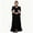Black, variant on SRZYMJ Women Victorian Dress Steampunk Renaissance Gothic Long Dresses Halloween L