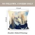 thumbnail image 4 of LALILO Throw Pillow Covers Mountain Andes Mountains Beautiful Cushion Cover 18" x 18", 2 Pack, 4 of 6