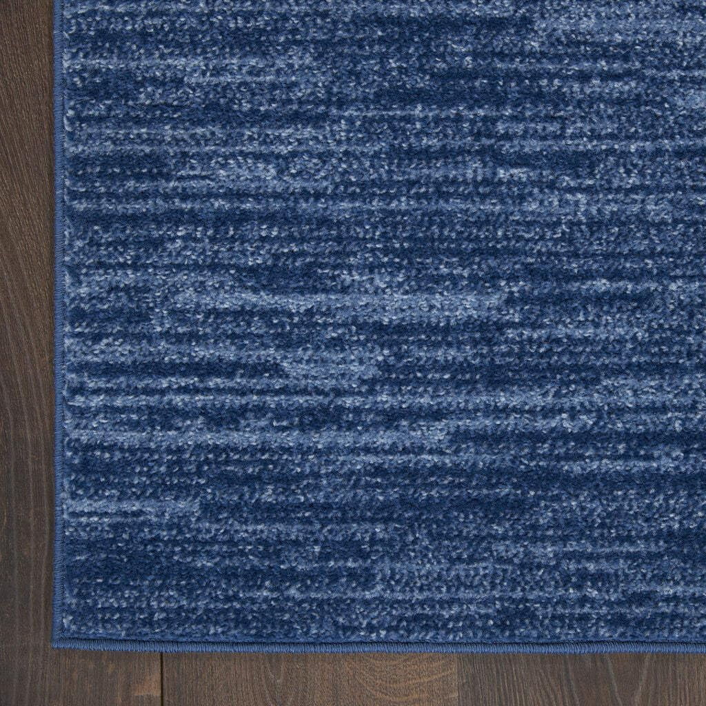 Bed Bath & Beyond 5' X 7' Navy Blue Non Skid Indoor Outdoor Area Rug - 6' x 7'