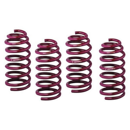 1.6 x 1.6 in. Sport Front & Rear Lowering Coil Springs for Mazda 3 08 - (Best Lowering Springs For Mazda 3)