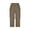 Khaki, variant on Women's 7/8 High Waisted Stretch Capris with Pockets Khaki S