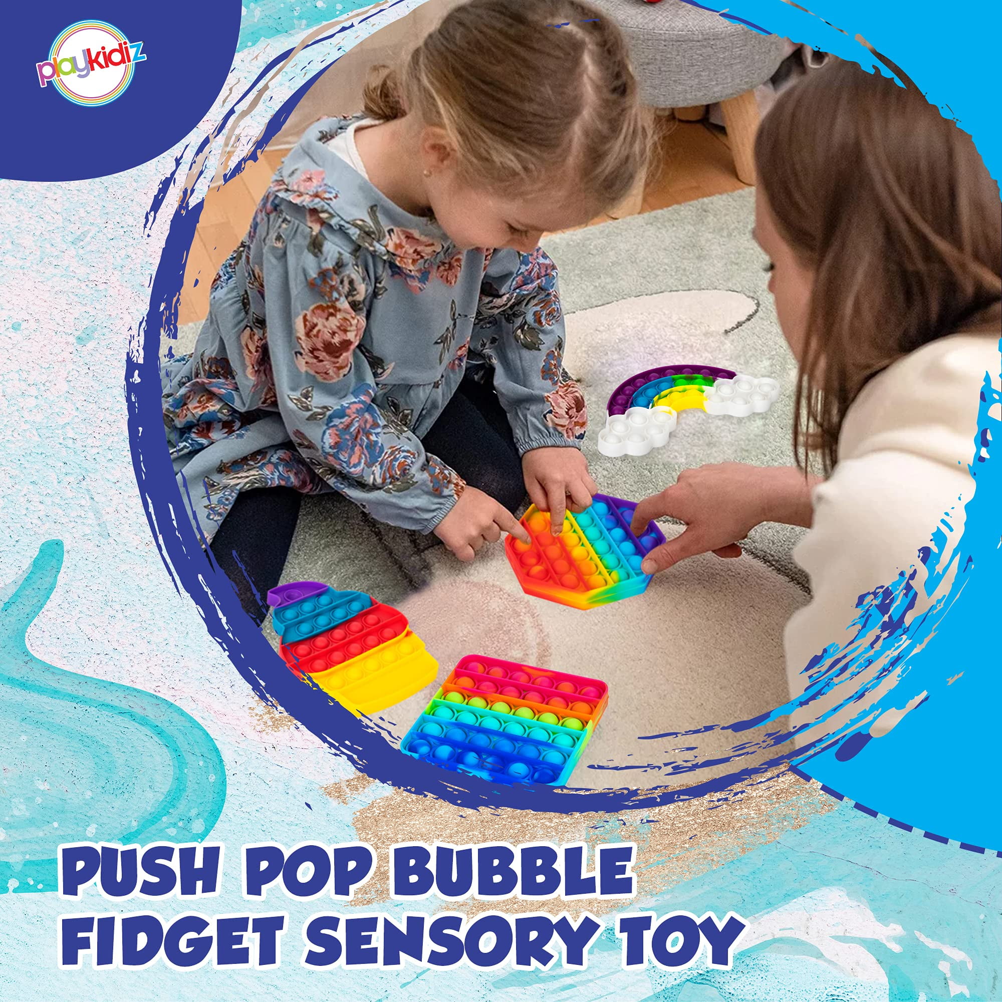 13 Inch Pop Fidgets-Pack Popper it Toy Fidget Push Popping Bubble Spider  Web Sensory Squeeze-Toy for Kids Adult's Stress Relieving Calming Game  Halloween Decoration: Buy Online at Best Price in UAE 