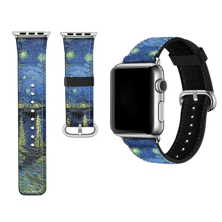 WIRESTER PU leather Leather Band Replacement Strap for 42  display picture 1