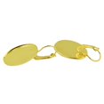 thumbnail image 4 of Abbracc 12pcs French Lever Back Earring Hook Oval Blank Tray Cabochon Setting DIY Crafts Gold, 4 of 7