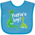 thumbnail image 3 of Inktastic Yiayias Boy Yiayia Grandson Boys Baby Bib, 3 of 4