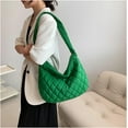 thumbnail image 3 of Kukuzhu Cotton Tote Bag Shoulder Bag Zipper Women Casual Portable Shopping Messenger Travel Bag College, 3 of 6