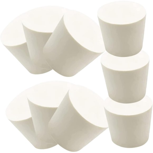 Anneome 9Pcs 1 gallon carboy tapered flask plug lab seal stoppers jug stopper beverage bottle stoppers glass carboy growler caps for crafts carboy 1 gallon glass bottle rubber vacuum