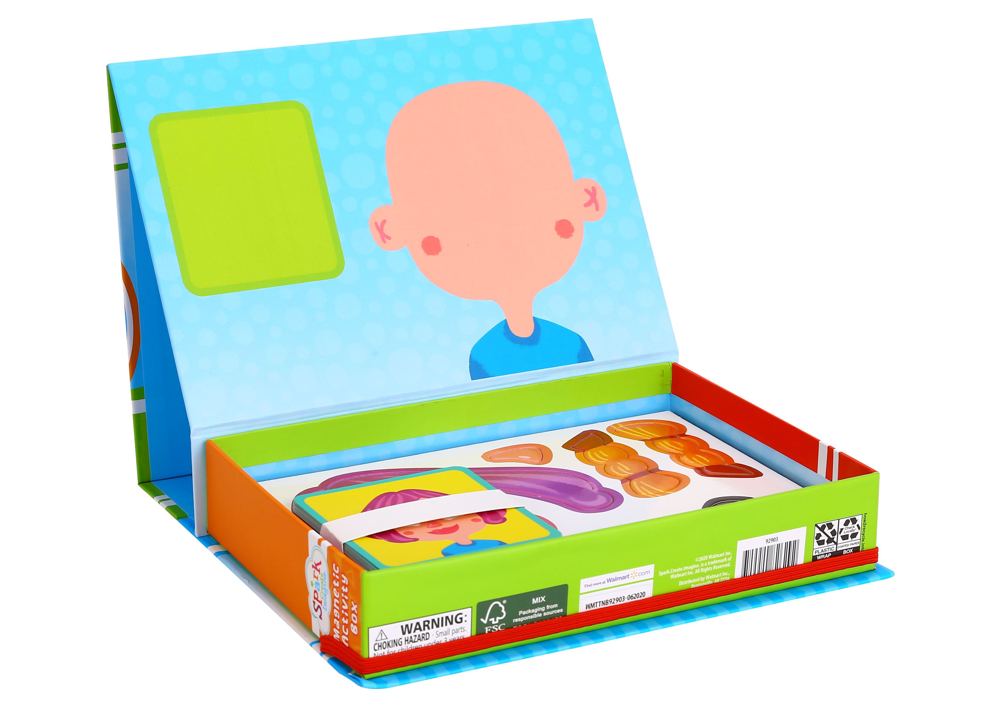 Spark Create Imagine Magnetic Activity Box, 77 Pieces, Ages 3 and up