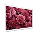 thumbnail image 2 of Designart "Chrysanthemum Collage Pink Gardens II" Floral Framed Wall Art Decor - Traditional Pink Chrysanthemums Entryway Framed Wall Art, 2 of 6