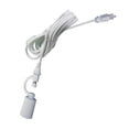 thumbnail image 4 of 1-Light Plug In Swag Pendant Lamp Eggshell Shade, 4 of 5