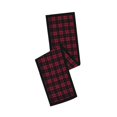 thumbnail image 1 of Vickerman QTX17613 12 x 60 in. MacKenzie Chemin de Table - Rouge et Noir, 1 of 2