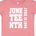 thumbnail image 4 of Inktastic Juneteenth June 19, 1865 Boys or Girls Baby T-Shirt, 4 of 5