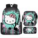 thumbnail image 1 of Mochila Bolso De Hombro Con Patrón De Dibujos Animados Estuche Para Lápices Juego De Tres Piezas Adecuado Para Estudiantes De Primaria Y Secundaria Bolso Escolar Para Niños, 1 of 1