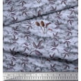 thumbnail image 2 of Soimoi Cotton Cambric Fabric Leaves Printed Craft Fabric by The Yard 42 Inch Wide, 2 of 3