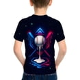 thumbnail image 3 of JAJAHO Boys Graphic T Shirt Short Sleeve Baseball Print Crewneck Tee For Kids Comfortable Clothing 1-14 Years Trendy Tops, 3 of 5