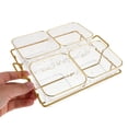 thumbnail image 2 of AURARMLET Clear Acrylic Fruit Platter Tray with Compartments Versatile Snack Serving Display, 2 of 7