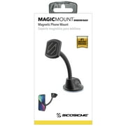 Scosche MAGWDM Magic Mount Magnetic Car Windshield or Dash Phone Mount 360 Degree, Black