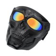thumbnail image 2 of Amateur Skull Goggle Mask Riding Mask Safety Road Riding Ultraviolet Motorcycle Glasses (black, red imitation), 2 of 4