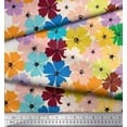 thumbnail image 3 of Soimoi polyester Crepe Fabric Artistic Flower Decor Fabric Printed Yard 42 Inch Wide, 3 of 3