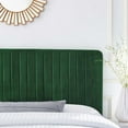 thumbnail image 4 of Modway Milenna Channel Tufted Performance Velvet Full/Queen Headboard in Emerald, 4 of 10