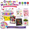 thumbnail image 4 of 3D Relief Art Pen, 12 Colors Popcorn Pens Puffy,3D Art Pens Works On Different Surfaces, Non-Toxic DIY Bubble Popcorn Drawing,3D Gel Pen & Arts Crafts-2Pack, 4 of 8
