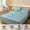 Green, variant on 59 x 78.7 inch Waterproof Fitted Sheet, Non Slip Mattress Cover, Soft Skin Friendly Protector, Washable Bed Cover for Kids Pet Bedroom (1 Piece, Blue)