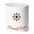 thumbnail image 1 of Summer Sail Rudder Pixel Art Deco Fashion Rich and Rich Bank Saving Box Coin, 1 of 1