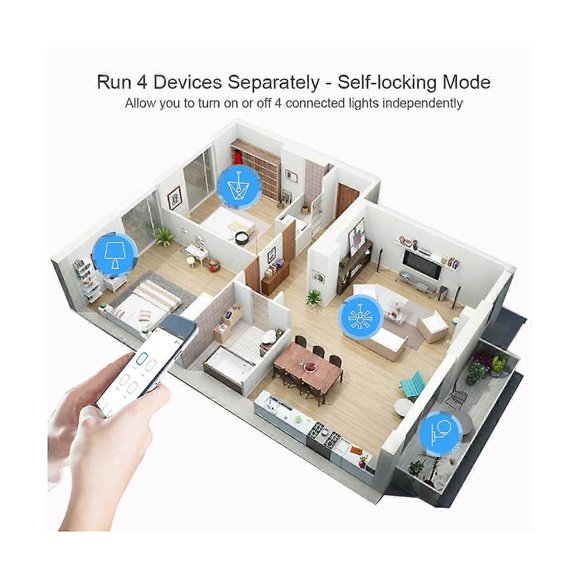 Tuya Smart Switch WiFi Switch DIY Timer AC/DC 7-32V 4CH RF Smartlife Home Automation Module for Ale