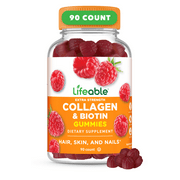 Lifeable Collagen and Biotin - 90 Gummies