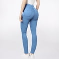 thumbnail image 5 of Blue Women's Casual Pants, Fashion Leggings Women Waist Pants Trousers Butt High Pants,Women's Casual Pants 3XL, 5 of 5