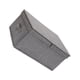 thumbnail image 2 of Caja de almacenamiento con asa plegable, contenedores para tienda, ahorro de espacio, cajas para el hogar, zapatos, juguetes, dormitorio, ropa, Almacenamiento y organización del hogar 41x24x17cm Gris Advancent HA077307-01, 2 of 6