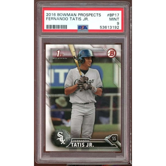 Fernando Tatis Jr. Rookie Card 2016 Bowman Prospects #BP17 PSA 9